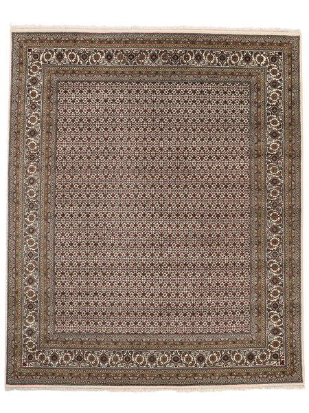 絨毯 タブリーズ Royal 246X300 茶色/ブラック (ウール, インド)