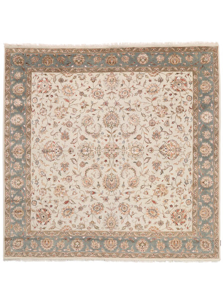  Orientalischer Sarough American Teppich 242X243 Braun/Orange Wolle, Indien Carpetvista