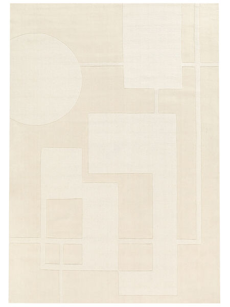  300X400 Large Gallery Rug - Off White Wool