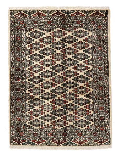  Turkaman Rug 137X188 Persian Wool Black/Orange Small Carpetvista