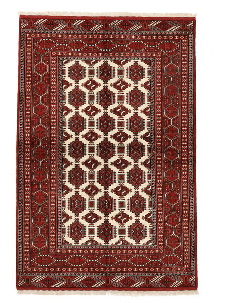  157X235 Turkaman Vloerkleed Donkerrood/Zwart Perzië/Iran Carpetvista