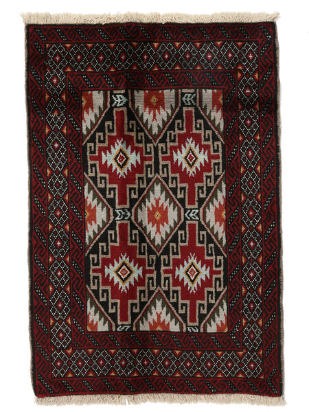 83X121 Alfombra Belouch Oriental Negro/Marrón (Lana, Persia/Irán) Carpetvista