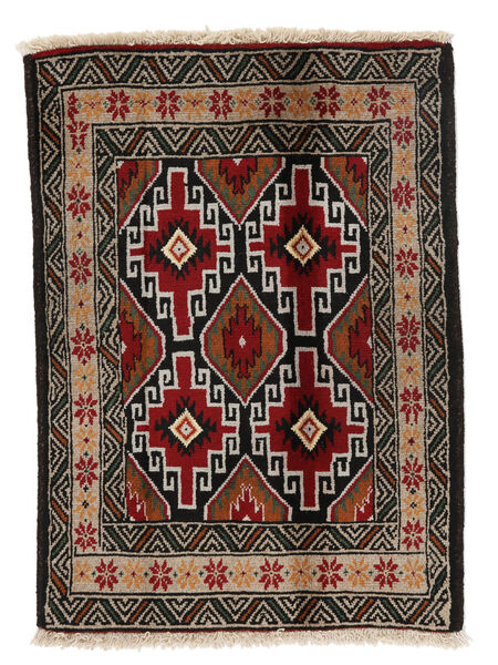  Persian Baluch Rug 85X116 Black/Brown (Wool, Persia/Iran)