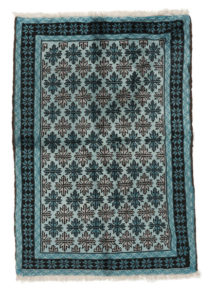  Baluch Rug 81X117 Persian Wool Black/Dark Teal Small Carpetvista