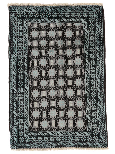 絨毯 ペルシャ バルーチ 83X120 ブラック/ダークグレー (ウール, ペルシャ/イラン)