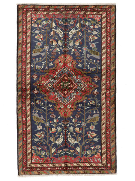  Mehraban Rug 128X217 Persian Wool Black/Dark Red Small Carpetvista