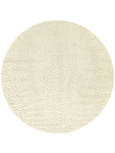   Ø 240 Moss Off White Round Large Rug