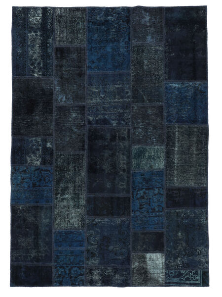 絨毯 ペルシャ パッチワーク 167X235 ブラック (ウール, ペルシャ/イラン)