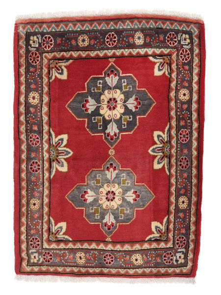  Persisk Asadabad Teppe 63X87 Mørk Rød/Brun (Ull, Persia/Iran
