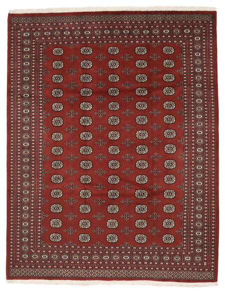 246X315 絨毯 オリエンタル パキスタン ブハラ 2Ply ダークレッド/ブラック (ウール, パキスタン) Carpetvista