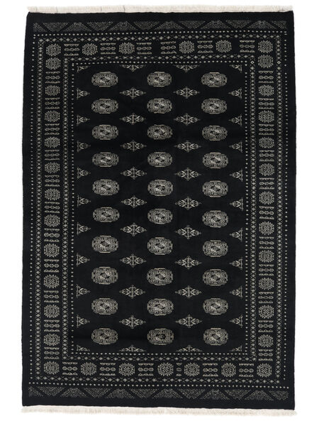 169X246 絨毯 オリエンタル パキスタン ブハラ 3Ply ブラック/ダークグレー (ウール, パキスタン) Carpetvista