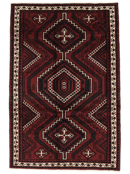 173X259 絨毯 ロリ オリエンタル 黒/深紅色の (ウール, ペルシャ/イラン)