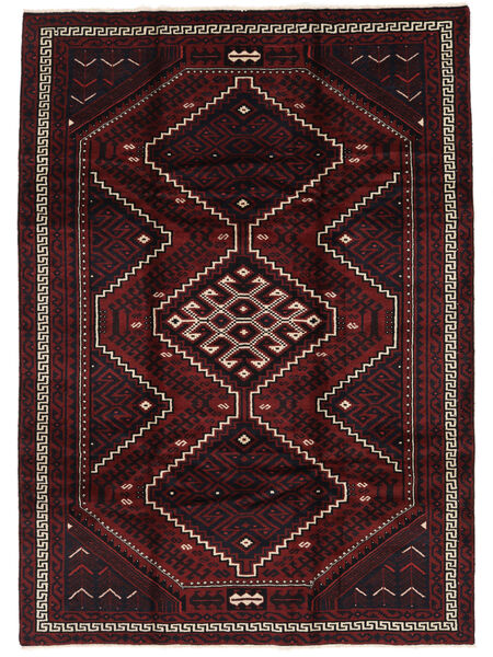  Persisk Lori Teppe 216X304 Svart/Mørk Rød (Ull, Persia/Iran)