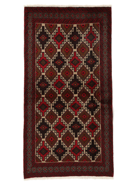  96X180 Small Baluch Rug Wool, Carpetvista