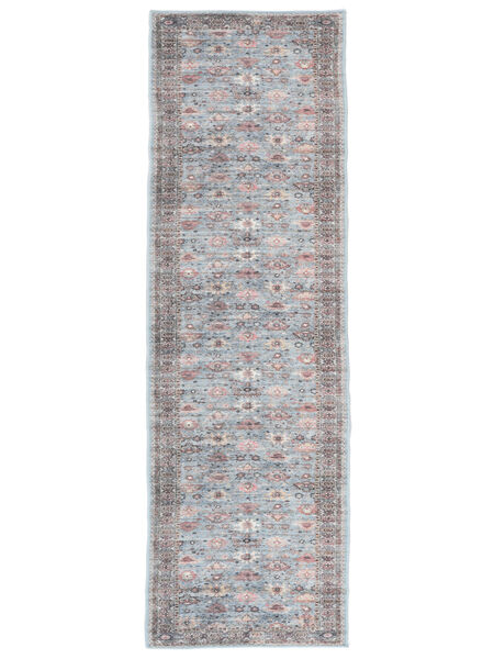 Shabibi Oriental Washable 80X250 Small Light Blue Runner Rug