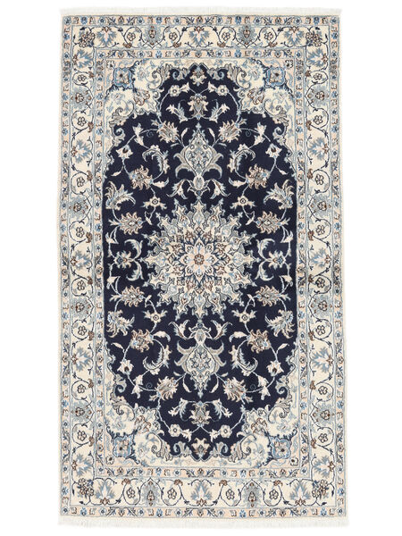  Nain Rug 119X212 Persian Wool Dark Grey/Grey Small Carpetvista