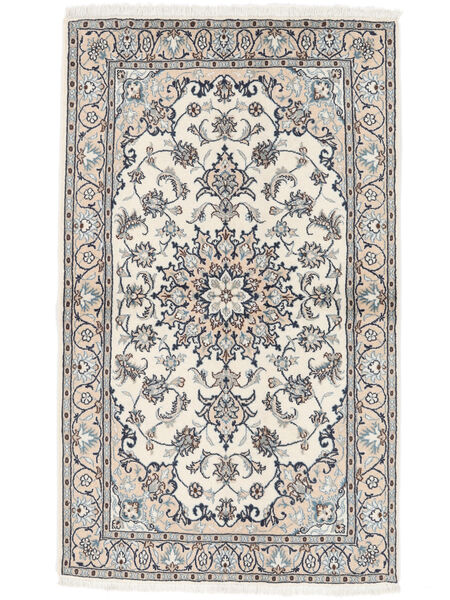 Nain Teppich 116X195 Beige/Schwarz Wolle, Persien/Iran Carpetvista