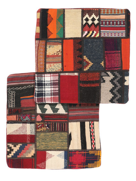 Patchwork Pillowcase - Iran Rug 65X65 Square Wool, Persia/Iran Carpetvista