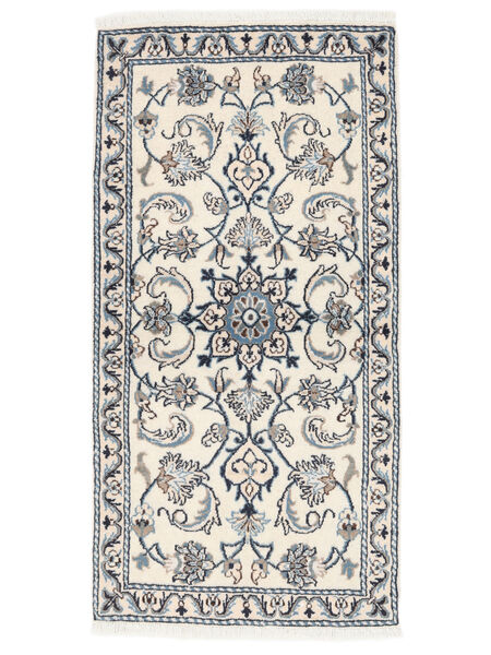 69X133 絨毯 オリエンタル ナイン ダークグレー/ベージュ (ウール, ペルシャ/イラン) Carpetvista