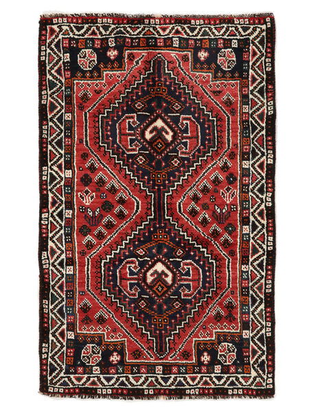  88X141 Shiraz Covor Negru/Dark Red Persia/Iran
 Carpetvista