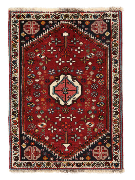  Kaszkaj Dywan 75X105 Perski Wełniany Ciemnoczerwony/Czarny Mały 