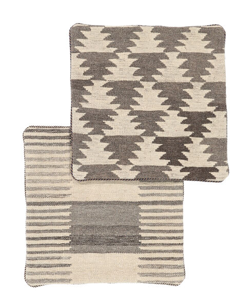  Persischer Patchwork Pillowcase - 2 Pack Teppich 50X50 Quadratisch (Wolle, Persien/Iran)