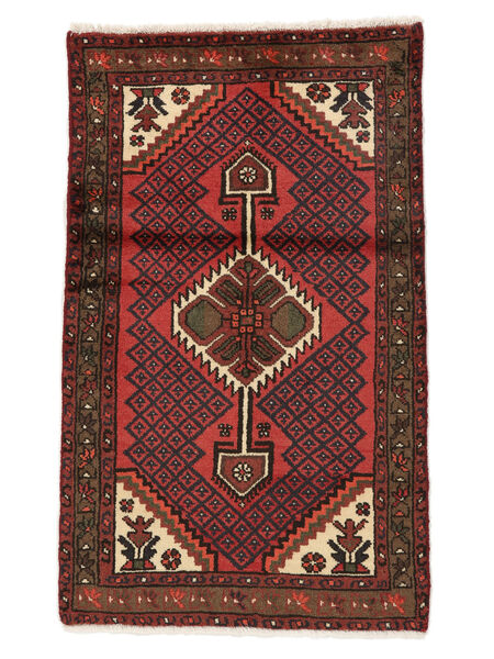  71X116 Medallion Small Hamadan Rug Wool, Carpetvista