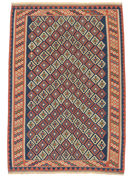 Kelim Vintage Vloerkleed 177X257 Donkerrood/Zwart Wol, Perzië/Iran Carpetvista
