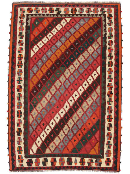 Koberec Orientální Kelim Vintage 167X250 Tmavě Červená/Černá (Vlna, Persie/Írán)