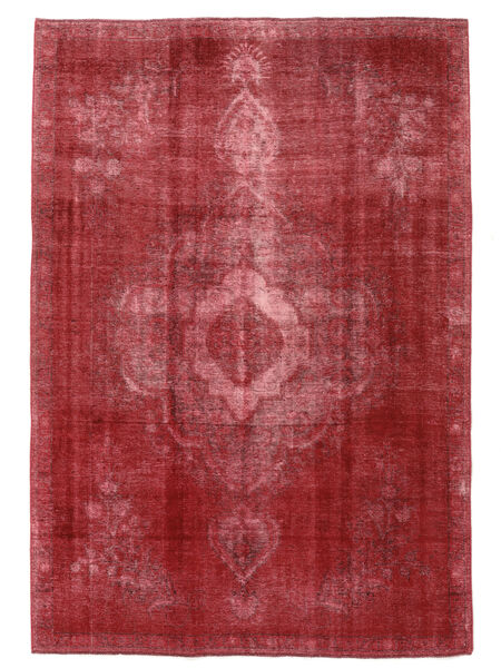絨毯 カラード ヴィンテージ 231X324 ダークレッド (ウール, ペルシャ/イラン)