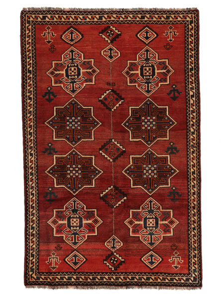 171X265 絨毯 シラーズ オリエンタル ダークレッド/ブラック (ウール, ペルシャ/イラン) Carpetvista