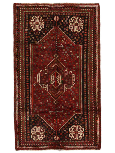  Persian Qashqai Rug 155X250 Black/Dark Red (Wool, Persia/Iran)