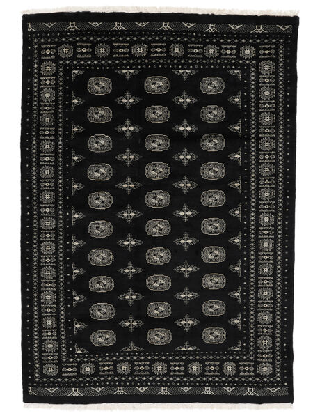 170X241 絨毯 オリエンタル パキスタン ブハラ 3Ply ブラック (ウール, パキスタン) Carpetvista
