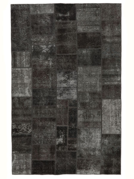  196X303 Patchwork Szőnyeg Fekete/Fehér Perzsia/Irán
 Carpetvista