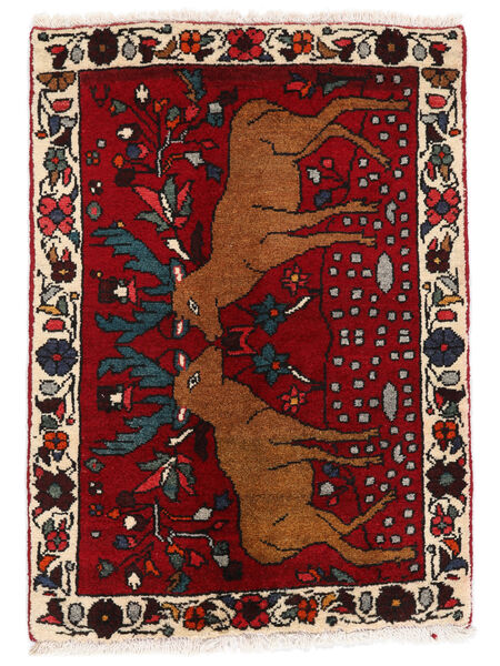 65X91 Tapis D'orient Asadabad Rouge Foncé/Noir (Laine, Perse/Iran) Carpetvista
