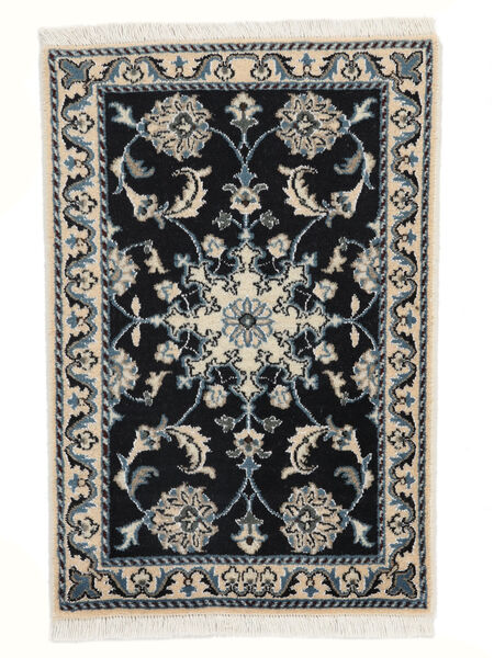  Nain Rug 58X84 Persian Wool Black/White Small Carpetvista