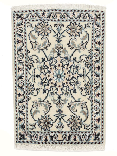 57X86 Nain Teppich Orientalischer Dunkelgrau/Gelb (Wolle, Persien/Iran) Carpetvista