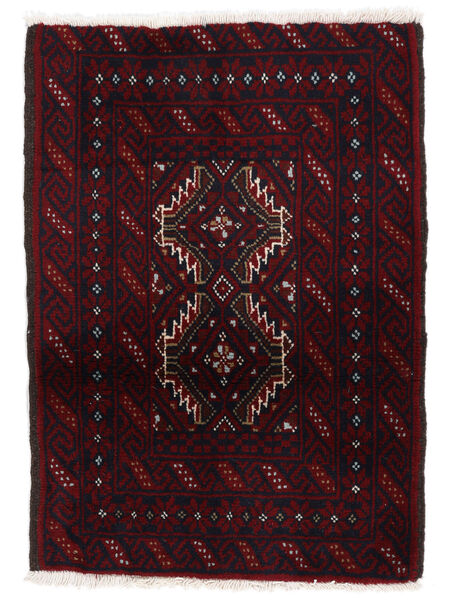  Oriental Baluch Rug 62X85 Black/Dark Red Wool, Persia/Iran Carpetvista