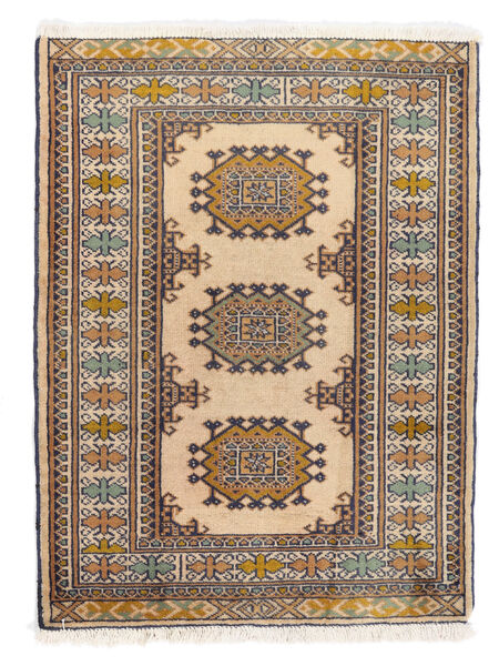  Oriental Turkaman Rug 64X86 Brown/Orange Wool, Persia/Iran Carpetvista