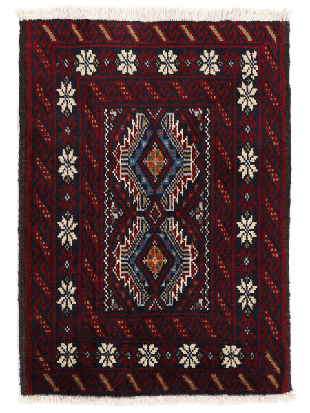  Persischer Belutsch Teppich 62X86 Schwarz/Braun (Wolle, Persien/Iran)