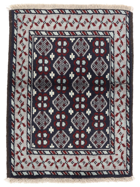 64X87 絨毯 バルーチ オリエンタル ブラック/グレー (ウール, ペルシャ/イラン) Carpetvista