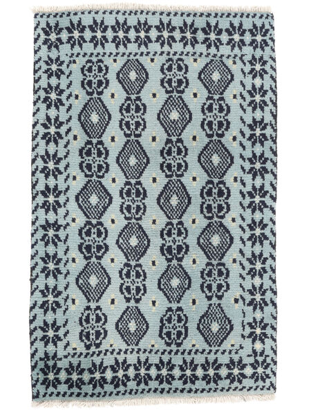 58X92 絨毯 オリエンタル バルーチ ブラック/ターコイズ (ウール, ペルシャ/イラン) Carpetvista