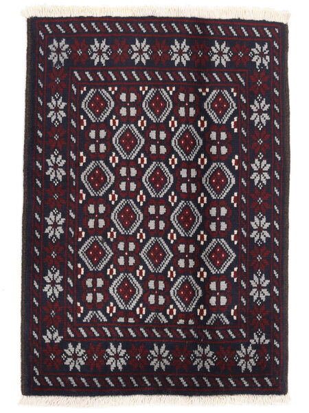 絨毯 オリエンタル バルーチ 64X91 ブラック/ダークグレー (ウール, ペルシャ/イラン)