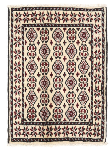 絨毯 バルーチ 63X87 ベージュ/ブラック (ウール, ペルシャ/イラン)
