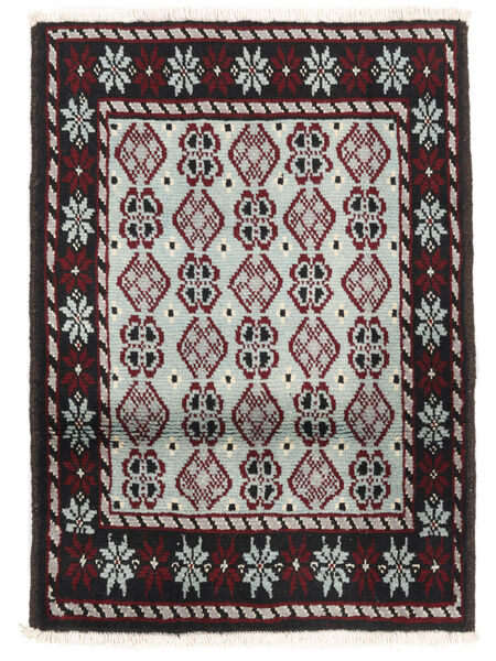  64X88 Belutsch Teppich Schwarz/Grau Persien/Iran Carpetvista