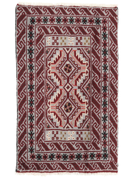 絨毯 オリエンタル バルーチ 54X87 ダークレッド/ブラック (ウール, ペルシャ/イラン)