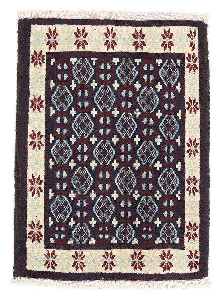  Baluch Rug 66X88 Persian Wool Black/Beige Small Carpetvista