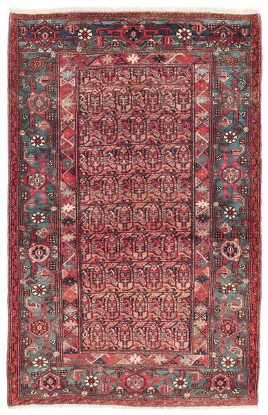128X200 絨毯 クルド Ca. 1930 オリエンタル ダークレッド/ブラック (ウール, ペルシャ/イラン)