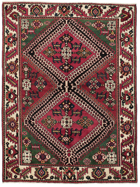  Persialainen Loristan Ca. 1920 Matot 152X210 Musta/Tummanpunainen
