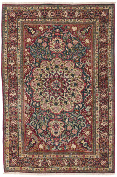 러그 오리엔탈 Teheran Ca. 1880 140X210 갈색/다크 레드 (울, 페르시아/이란)